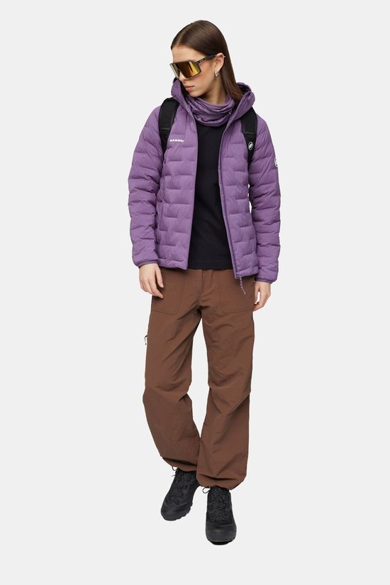 Mammut Sender Hooded Isolatiejas Dames mid purple