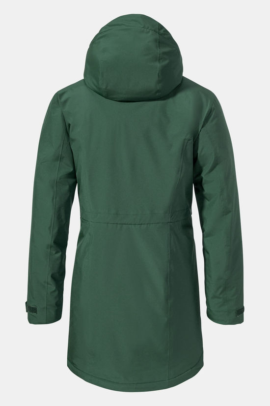 Schöffel Parka Style Froda Wms Gevoerde Jas Jade