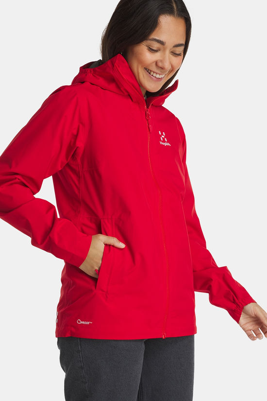 Haglöfs Korp Proof Jas Hardshell Dames mid red
