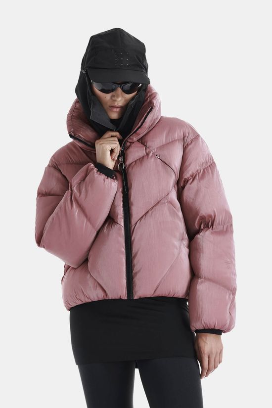 Krakatau Wear Nebula Short Puffer Jas Dames Roze