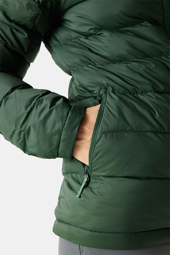 CORTAZU Mountain Ins Hooded Jacket 10M Dames dark green