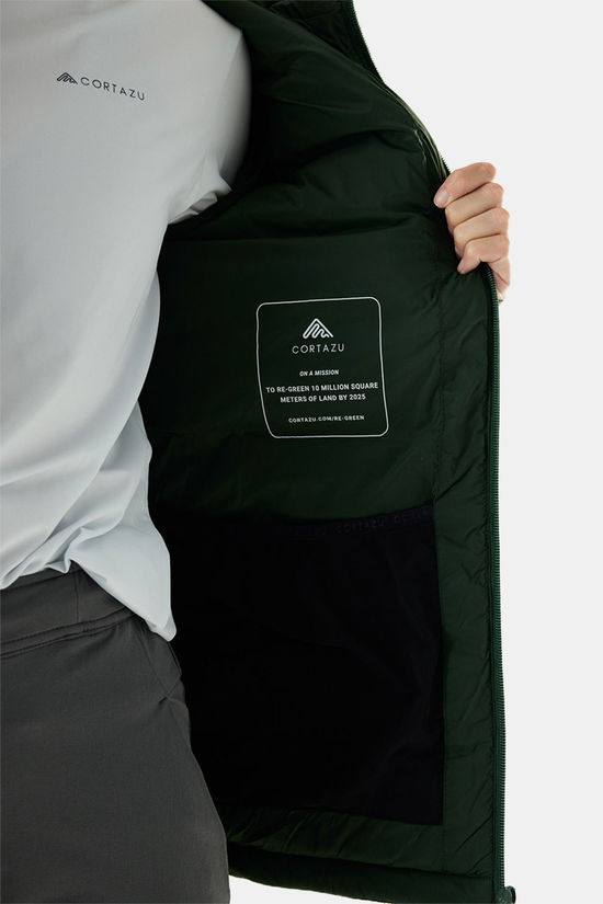 CORTAZU Mountain Ins Hooded Jacket 10M Dames dark green