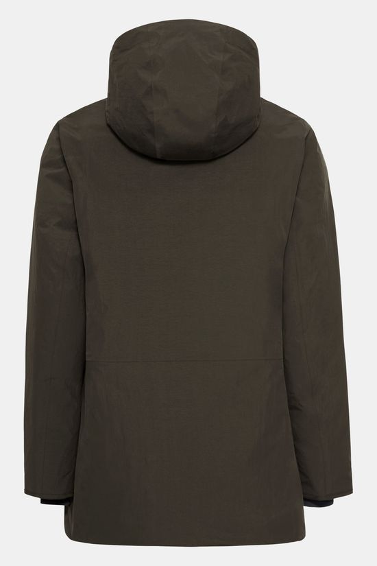 Jack Wolfskin Fiora Bay Long Gevoerde Jas Dames dark khaki