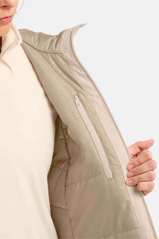 Jack Wolfskin Heidelstein 2 Gevoerde Jas Dames Beige