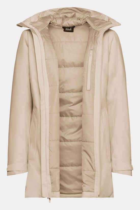 Jack Wolfskin Heidelstein 2 Gevoerde Jas Dames Beige