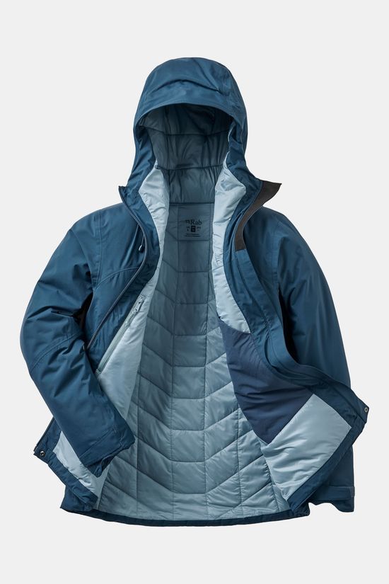 Rab Xenon Shield Gevoerde Jas Dames mid blue