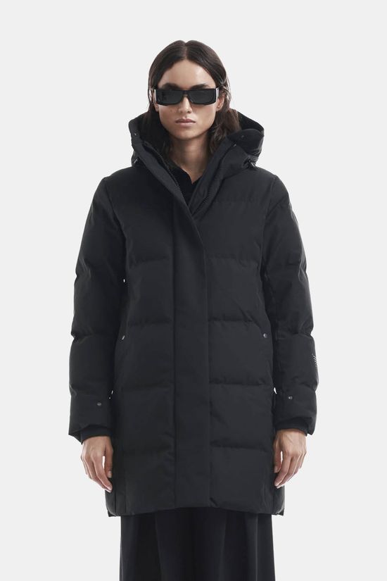 Krakatau Wear Cassini Gewatteerde Parka Dames Zwart