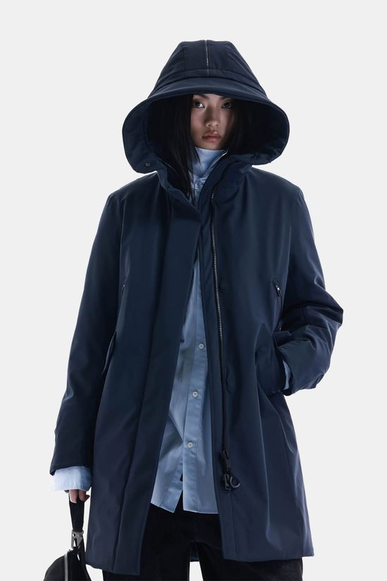 Krakatau Wear Mercury Technical Fabric Parka Dames Zwart