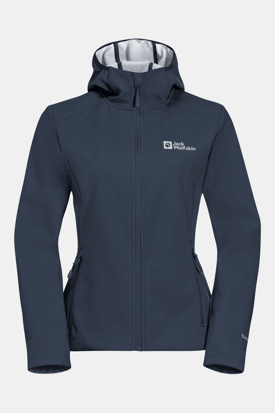 Jack Wolfskin Bornberg Softshell Jas dark blue/mid grey
