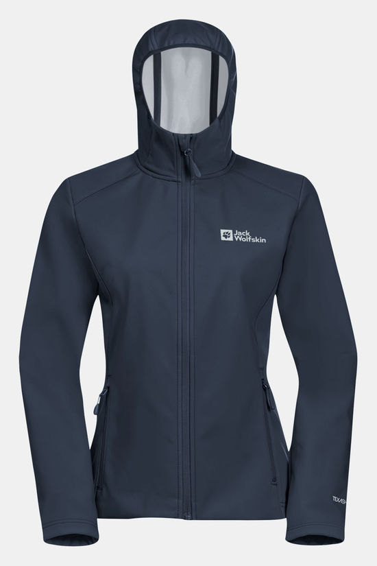 Jack Wolfskin Bornberg Softshell Jas dark blue/mid grey