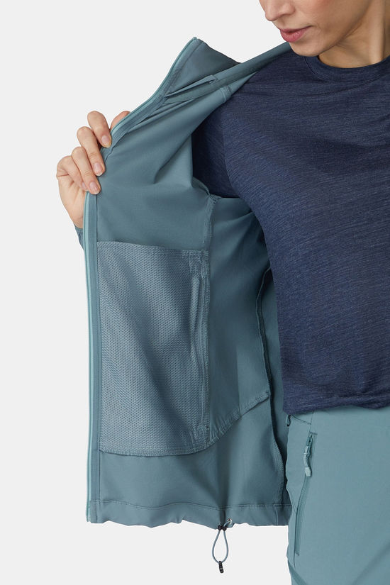 Ayacucho Mountain Light Softshell II Jas Dames Jade/Jade