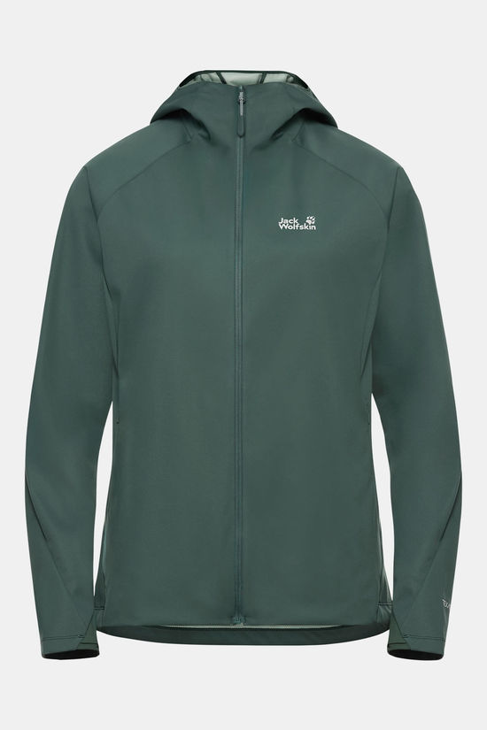Jack Wolfskin Skyvail Softshell Jas Dames dark khaki
