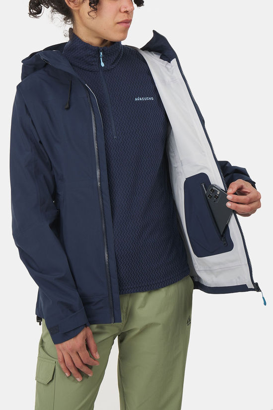 Ayacucho Mountain 3L Hardshell Jas Dames Navy Blue/Navy Blue