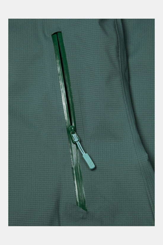 Rab Firewall Light Hardshell Jas Dames dark green