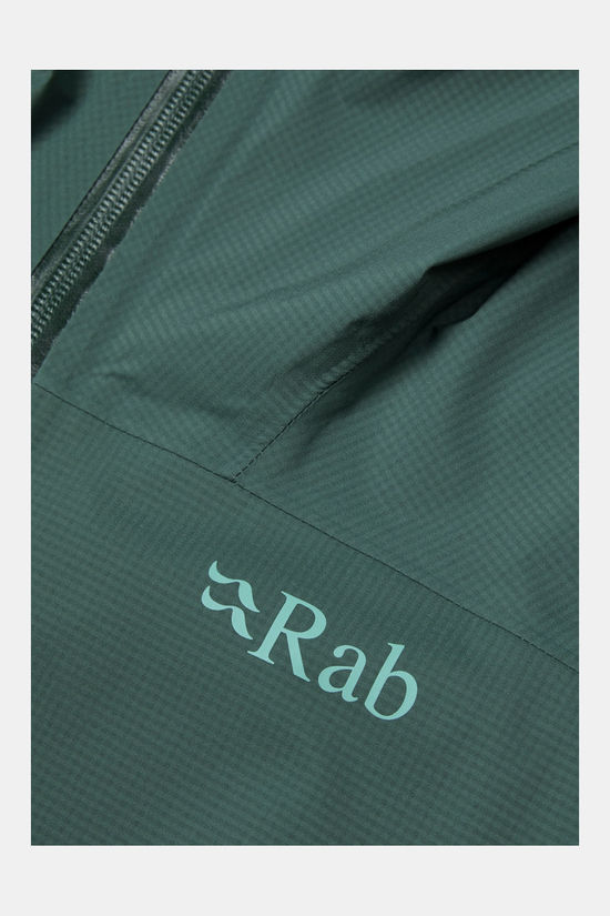 Rab Firewall Light Hardshell Jas Dames dark green