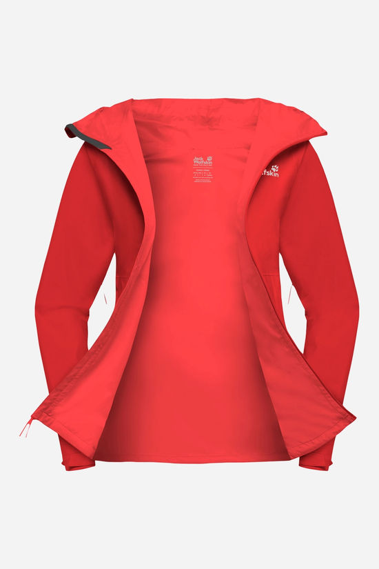 Jack Wolfskin Prelight 2.5L LT Hardshell Jas Dames red
