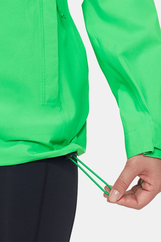 Mammut Linard Light Hooded Hardshell Jas Dames green/mid green