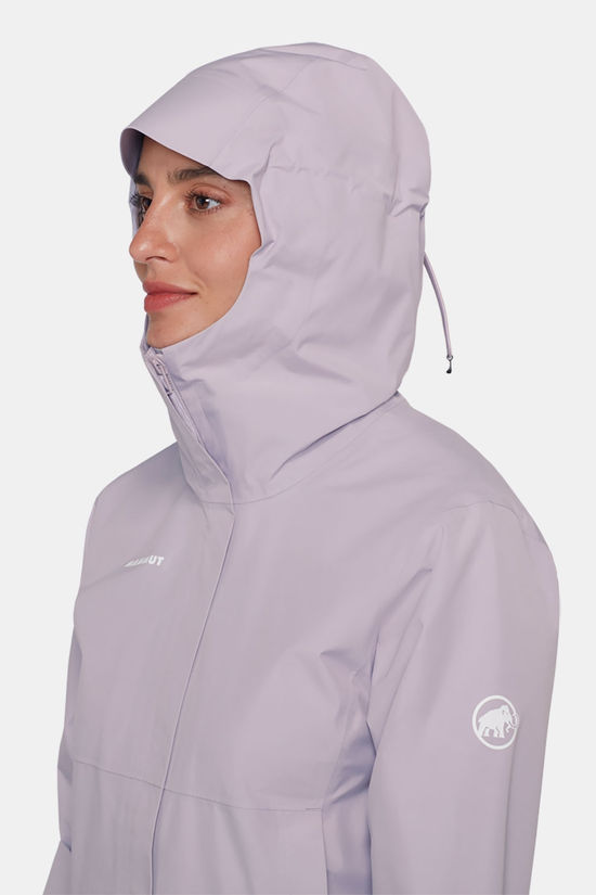 Mammut Treeline Light Hooded Hardshell Dames light grey