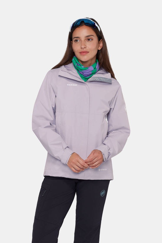 Mammut Treeline Light Hooded Hardshell Dames light grey