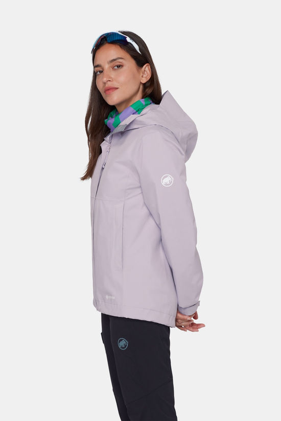 Mammut Treeline Light Hooded Hardshell Dames light grey