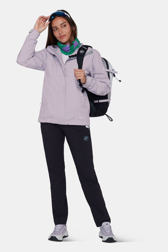Mammut Treeline Light Hooded Hardshell Dames light grey