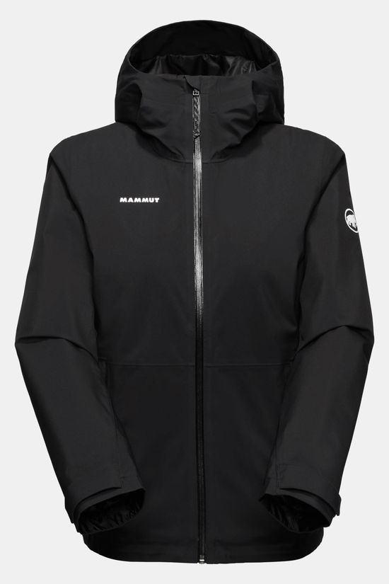 Mammut Linard Thermo Hooded Hardshell Jas Dames black