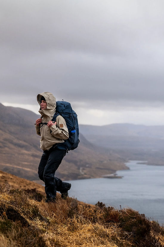 Fjällräven Keb Gore-Tex Hardshell Jas Dames stone