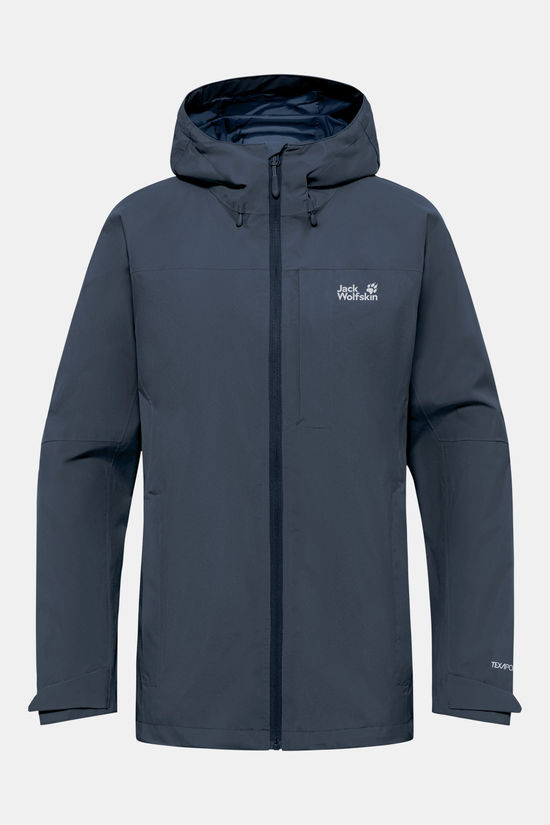Jack Wolfskin Tempest 2L Regenjas Dames dark blue