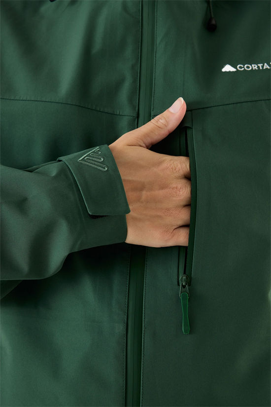 CORTAZU Aw Hardshell Jacket 10M Dames dark green