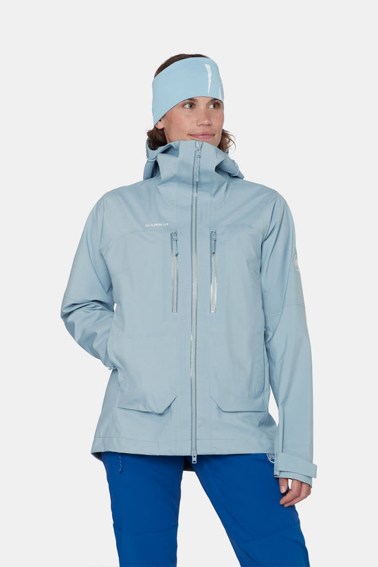 Mammut Crater Pro HS Hooded Hardshell Jas Dames Blauw