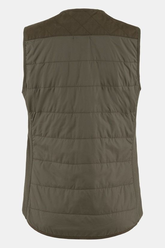 Fjällräven Forest Wool Padded Vest Dames Dark Olive