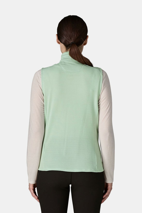 Patagonia R1 Fleece Bodywarmer Dames light green