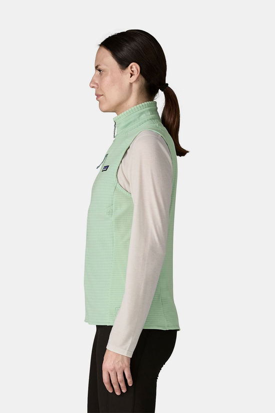 Patagonia R1 Fleece Bodywarmer Dames light green
