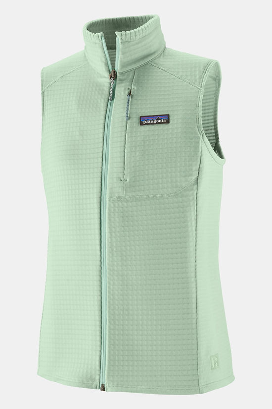 Patagonia R1 Fleece Bodywarmer Dames light green