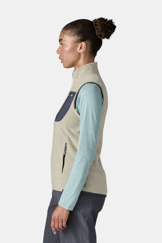 Patagonia R1 Air Vest Bodywarmer Dames off white