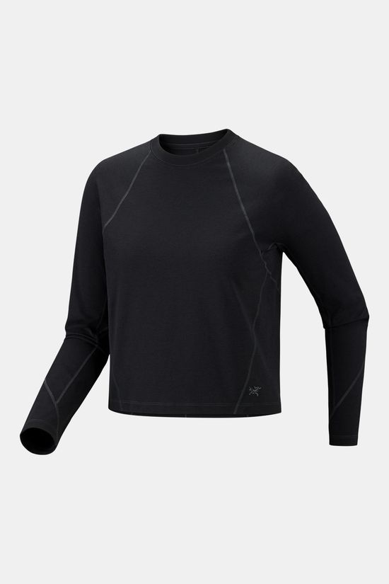 Arc'teryx Rula Longsleeve Dames black/dark grey