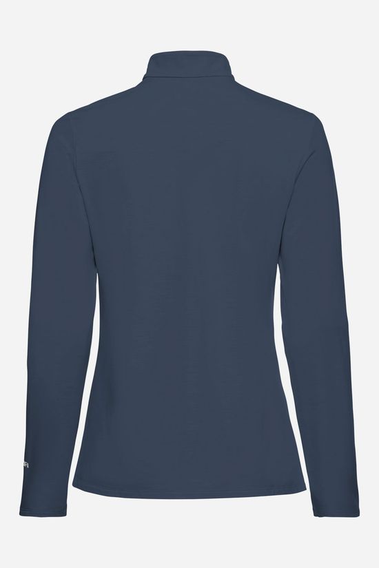 Jack Wolfskin Trail Half Zip Shirt Met Lange Mouwen Dames Navy Blue