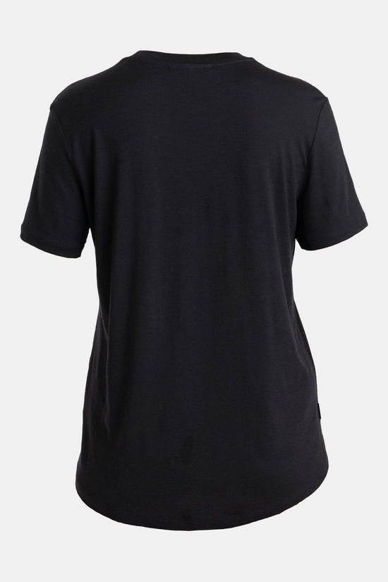 icebreaker Tech Lite III Relaxed T-Shirt Dames black