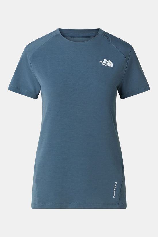 The North Face Lightning Alpine S/S T-Shirt Dames mid grey