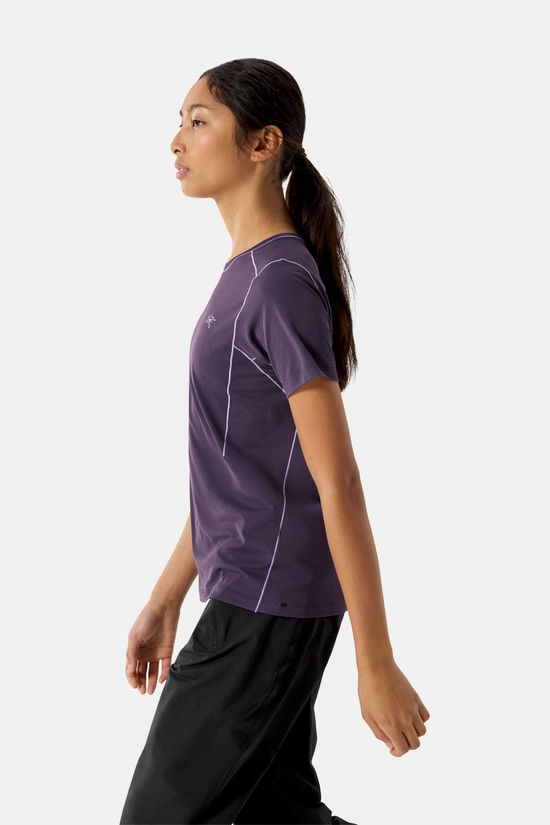 Arc'teryx Sunna Crew T-Shirt Dames dark purple