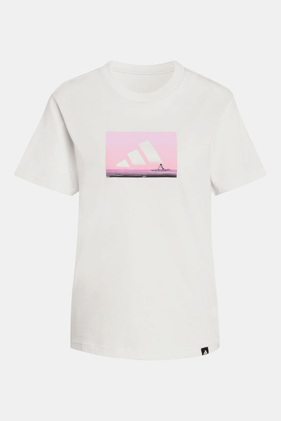 adidas Outdoor Adventure Graphic T-shirt Dames off white