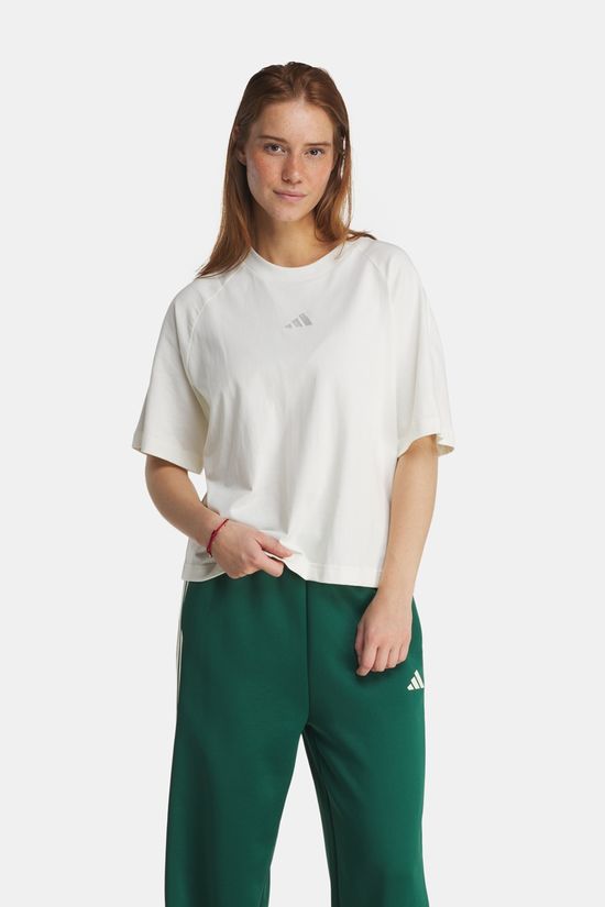 adidas Kit Small Logo T-Shirt Dames off white