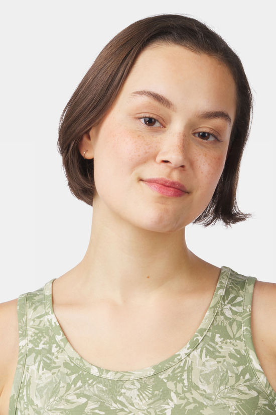 Ayacucho Greenwood Tank Top Dames Mid Khaki/Patterned