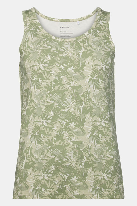 Ayacucho Greenwood Tank Top Dames Mid Khaki/Patterned