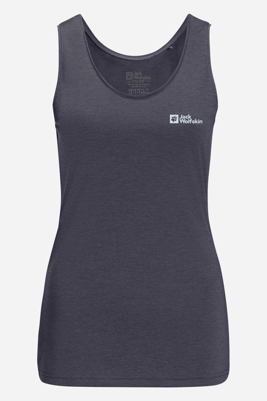 Jack Wolfskin Crosstrail Tank Top Dames Dark Blue/Dark Blue