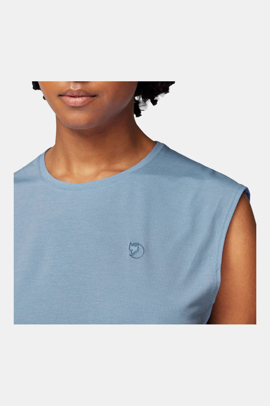 Fjällräven Abisko Day Hike Tank Top Dames light blue