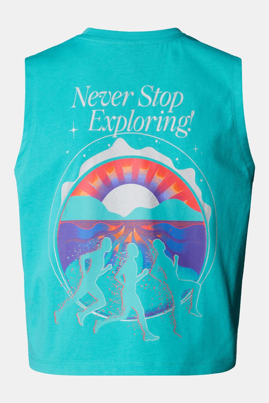 The North Face Never Stop Relaxed Tank Top Dames Turquoise