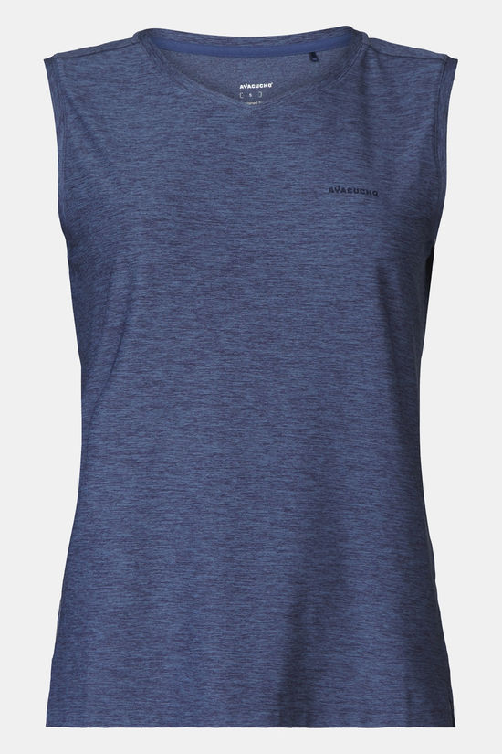Ayacucho Mountain Technical III Tank Top Dames Navy Blue/Marle