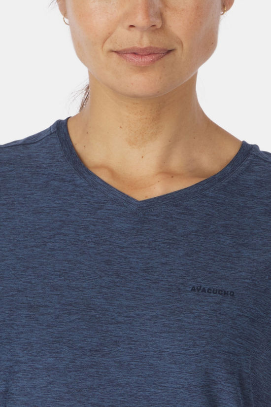 Ayacucho Mountain Technical III Tank Top Dames Navy Blue/Marle