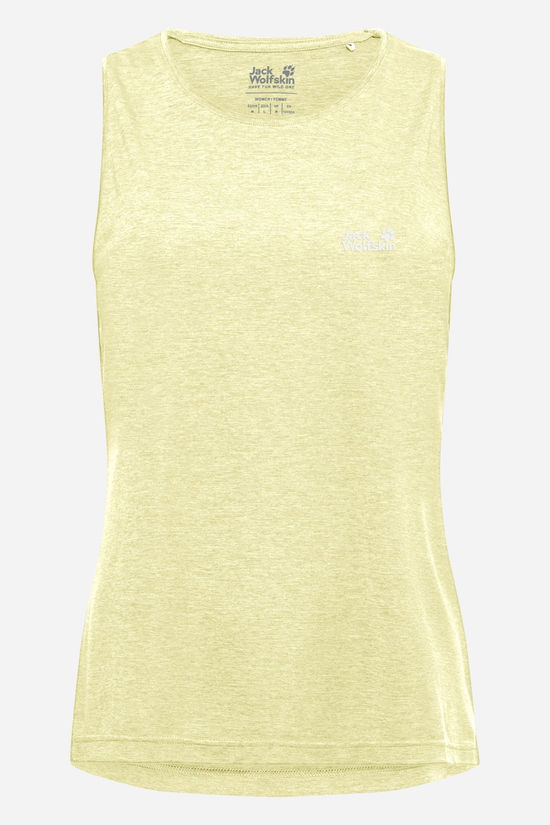 Jack Wolfskin Wildtrail Tank Top Dames light yellow